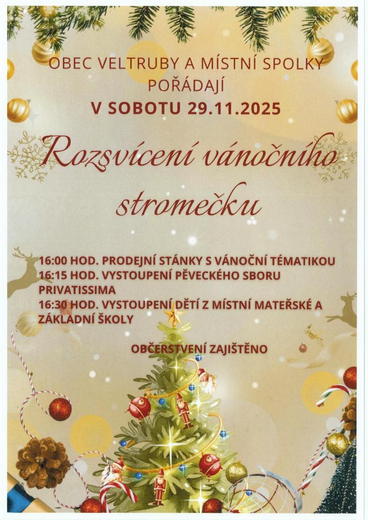 Rozsvícení ván.stromku