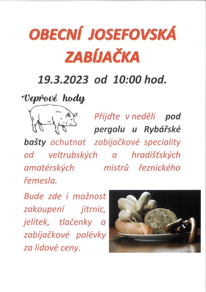 Obecní Josefovská zabíjačka