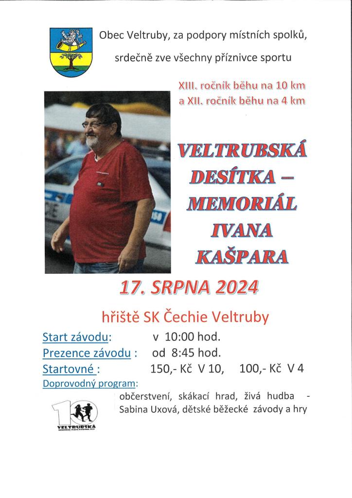 Veltrubská desítka - Memoriál Ivana Kašpara
