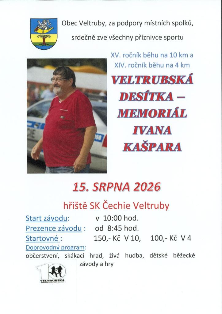 Veltrubská desítka - Memoriál Ivana Kašpara 